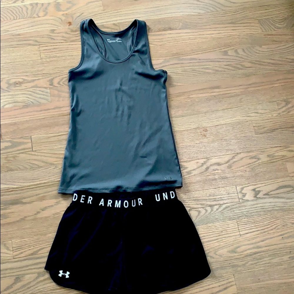 Under Armour Tank and Short Outfit